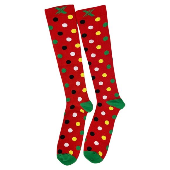 Christmas Compression Socks UNISEX Mens 6-9 Womens 7-12 4 pairs extreme fit - Picture 2 of 6